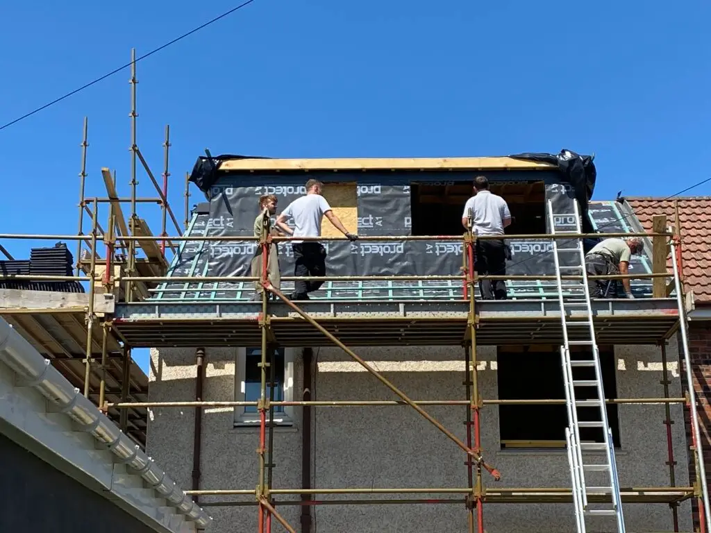 Dormer Extension being contsructed by AFK Property